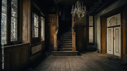Old Uninhabited House Aesthetic with a Quiet Atmosphere