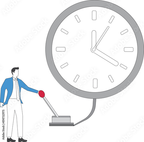 Businessman Speed, Control time, Aiming, Alarm