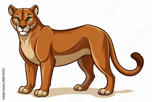 lion cartoon vector illustration