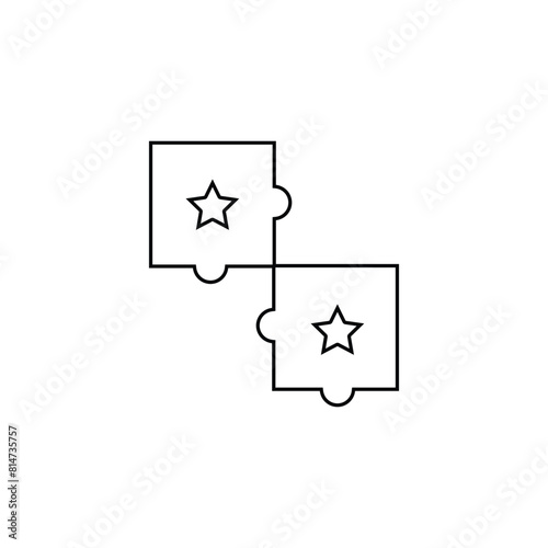 puzzle vector type icon