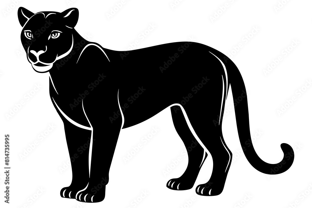 lion line art silhouette illustration lion line art silhouette illustration