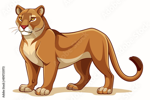 lion cartoon vector illustration