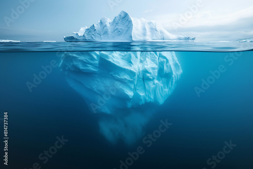 Wallpaper Mural iceberg in the sea Torontodigital.ca