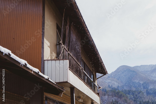 The village of Shirakawa-go and Houses of Gassho-zukuri in Japan, UNESCO world heritage.
