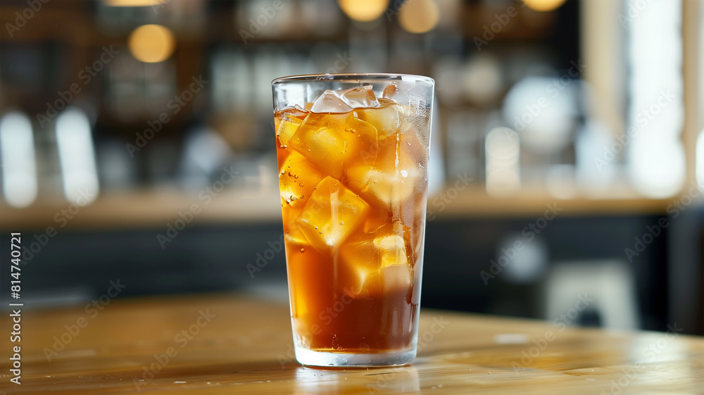 氷が入った烏龍茶 氷が入った烏龍茶