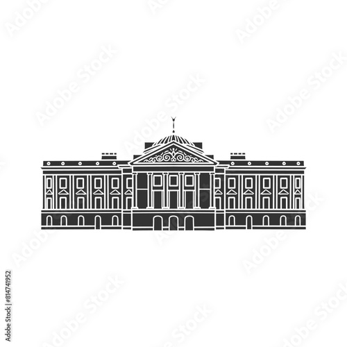 Arizona Icon Silhouette Illustration. State Capitol Vector Graphic Pictogram Symbol Clip Art. Doodle Sketch Black Sign.