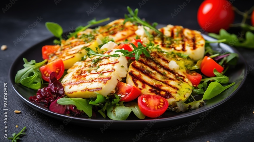 Bowl of grilled chicken, vegetables, and tomatoes. a healthy and colorful meal option. Bowl of grilled chicken, vegetables, and tomatoes. a healthy and colorful meal option.