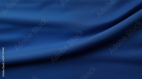Blue fabric texture close-up
