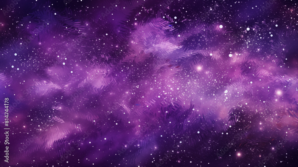 Cosmic Purple Nebula Background