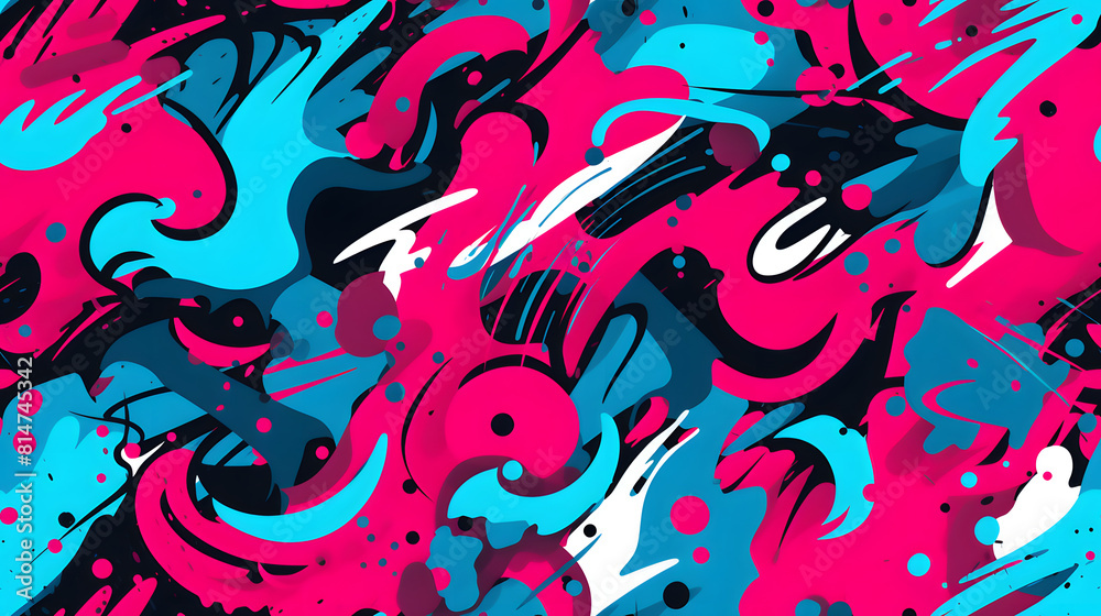 pink and blue graffiti pattern geometric shapes design poster background pink and blue graffiti pattern geometric shapes design poster background
