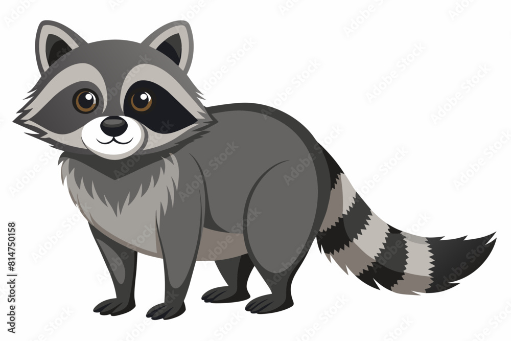 raccoon cartoon vector illustration raccoon cartoon vector illustration