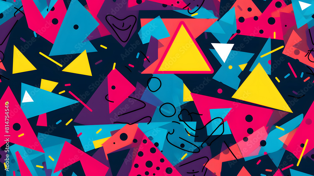 Three different figurative shapes of random items geometric shapes design poster background Three different figurative shapes of random items geometric shapes design poster background