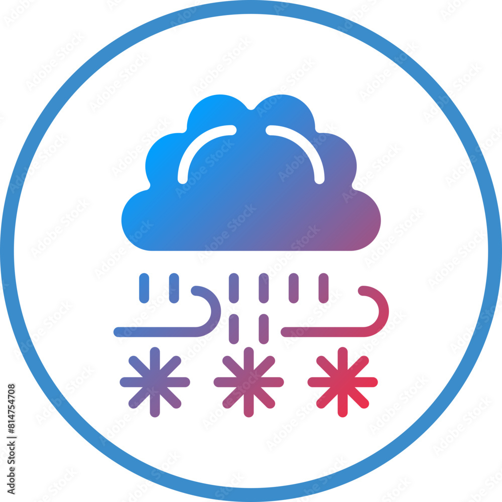 Vector Design Blizzard Icon Style Vector Design Blizzard Icon Style
