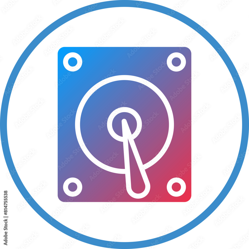 Vector Design Hard Disk Icon Style Vector Design Hard Disk Icon Style