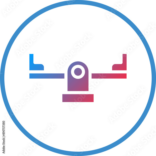 Vector Design Seesaw Icon Style