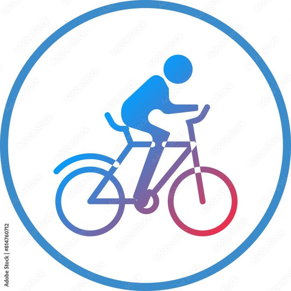 Fototapeta premium Vector Design Cycling Icon Style