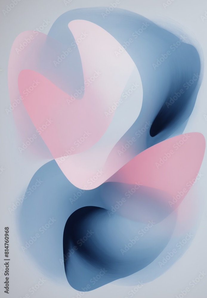 Soft Pastel Abstract Curves Soft Pastel Abstract Curves