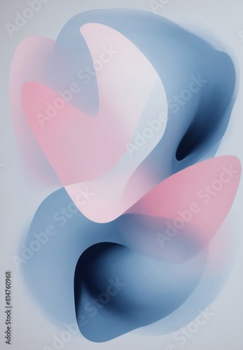 Soft Pastel Abstract Curves