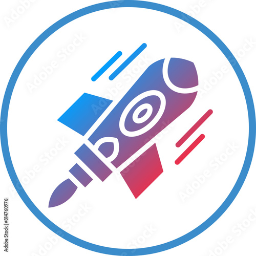 Vector Design Space Booster Icon Style