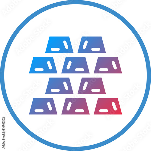 Vector Design Ingots Icon Style