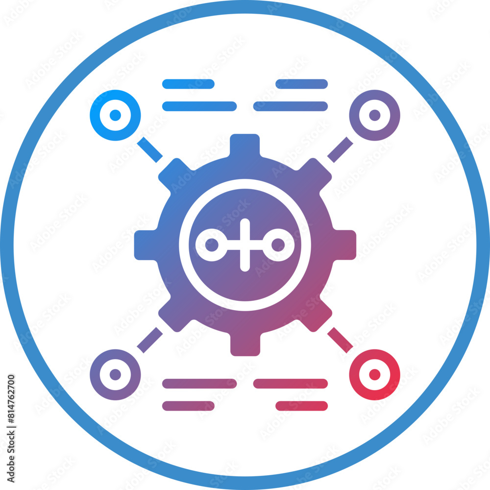 Vector Design Automate Icon Style Vector Design Automate Icon Style