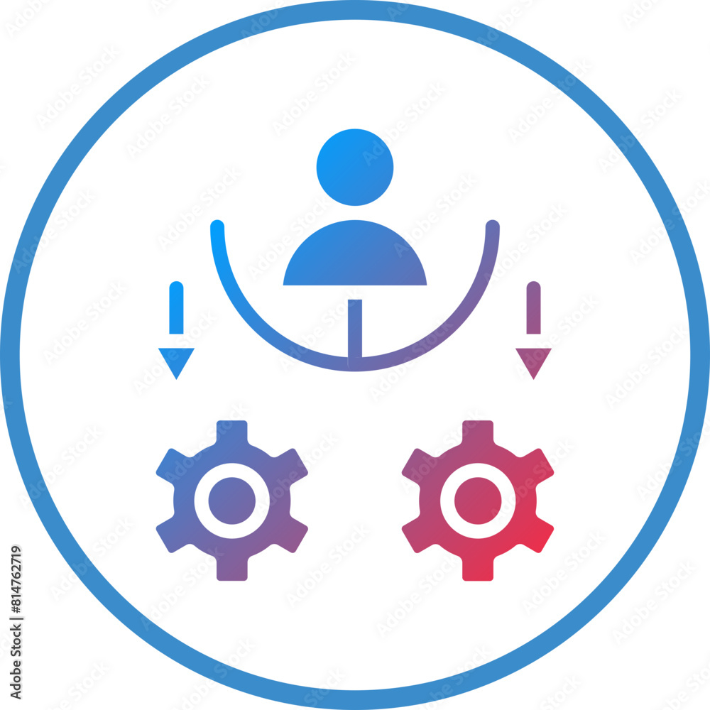 Vector Design Management Icon Style Vector Design Management Icon Style