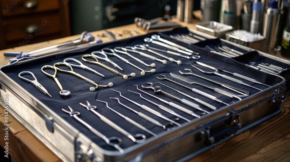 Veterinary surgical tools, specialized for animal care. Veterinary surgical tools, specialized for animal care.