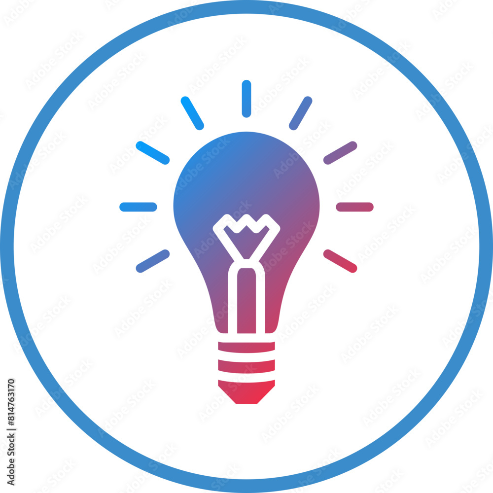 Vector Design Light Bulb Icon Style Vector Design Light Bulb Icon Style