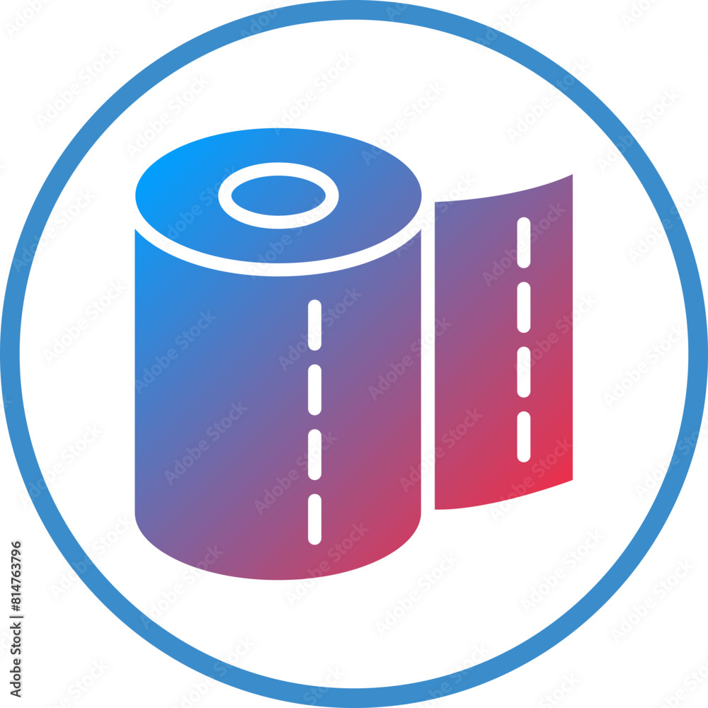 Vector Design Tissue Roll Icon Style Vector Design Tissue Roll Icon Style