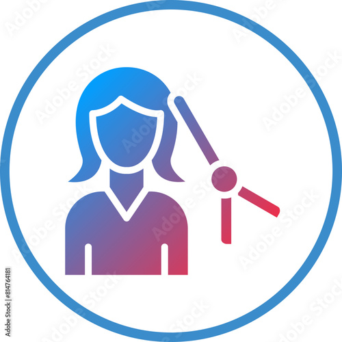 Vector Design Curling Icon Style