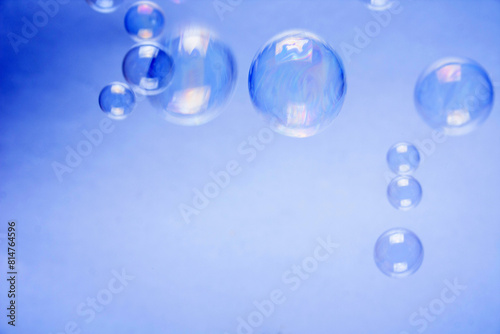 Abstract bubble background for projects and design, good image quality, blurred and fashionable colors