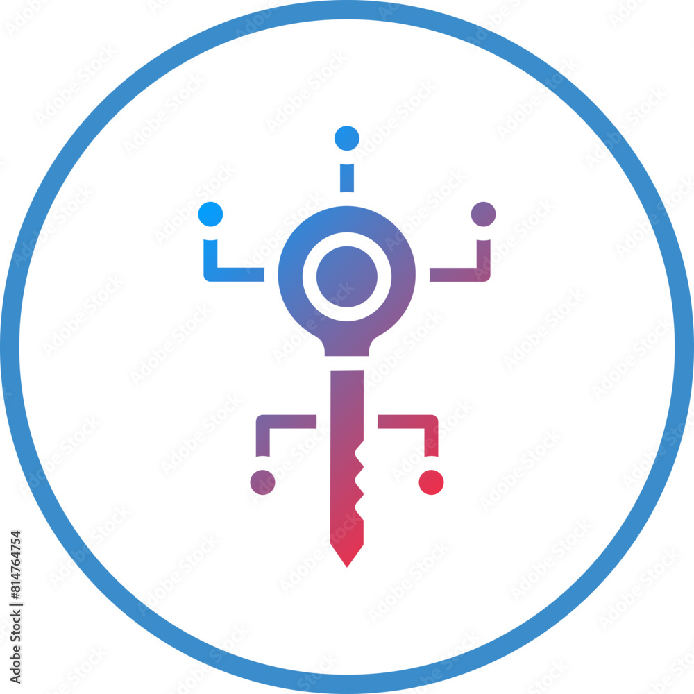 Vector Design Key Encryption Icon Style Vector Design Key Encryption Icon Style