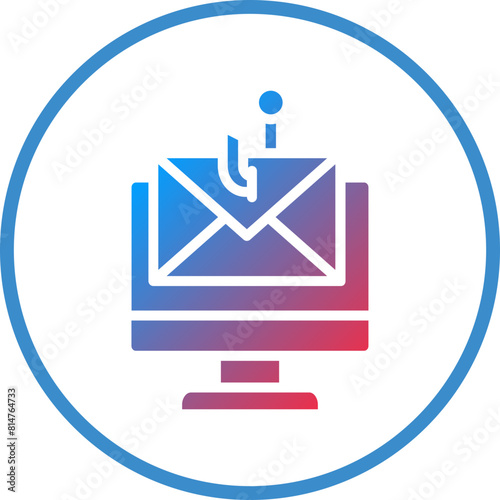 Vector Design Email Phishing Icon Style