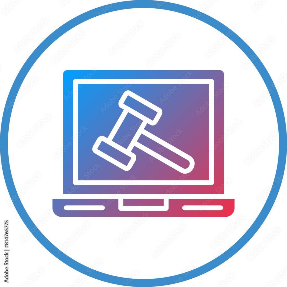 Vector Design Laptop Icon Style
