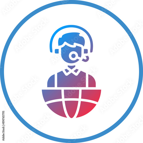 Vector Design Interpreter Icon Style