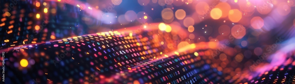 An artistic view of a decentralized health information exchange platform powered by blockchain, illustrated with glowing data points An artistic view of a decentralized health information exchange platform powered by blockchain, illustrated with glowing data points