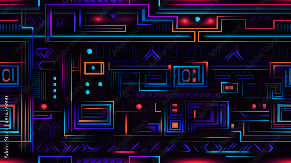 neon rectangles repeating geometric shapes design poster background neon rectangles repeating geometric shapes design poster background