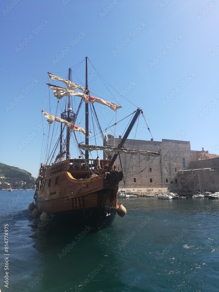 Discovery of the landscapes of Croatia, a country in Eastern Europe on the Adriatic coast in summer Discovery of the landscapes of Croatia, a country in Eastern Europe on the Adriatic coast in summer