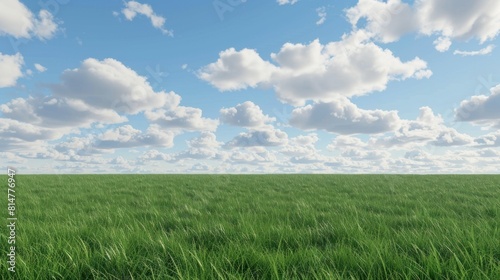Lush green meadow background  sunny weather