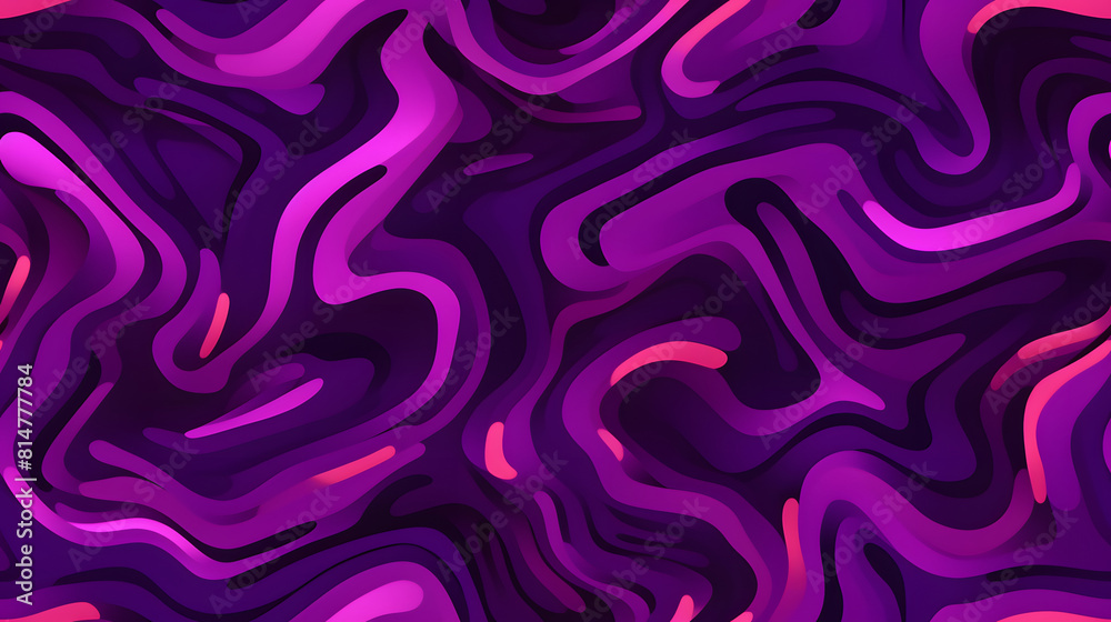 futuristic neon squiggle figures flyer purple hues design poster background futuristic neon squiggle figures flyer purple hues design poster background