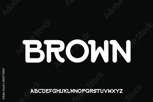 Display alphabet font vector design suitable for headline  magazine  poster  logo and many more