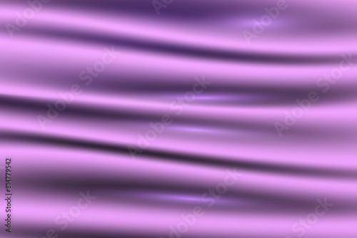 Vector texture of silk, satin, drapery fabric on luxurious background, purple latex glossy