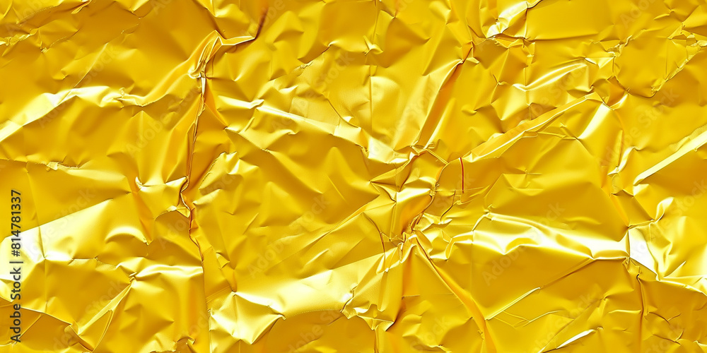 texture of golden crumpled foil. shiny gold texture texture of golden crumpled foil. shiny gold texture