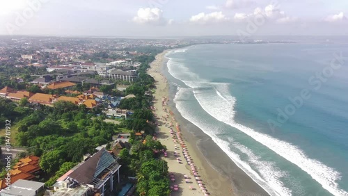 aerial view of beach