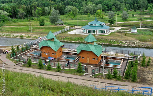 Southern Urals, balneological sanatorium Krasnousolsk, salt, hydrogen sulfide and sodium bath