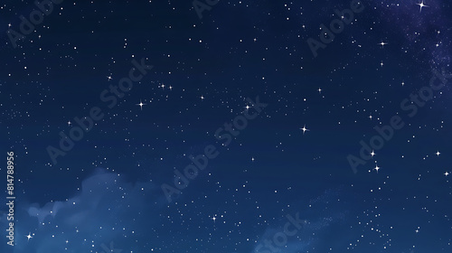 starry night sky with stars © Imtiaz