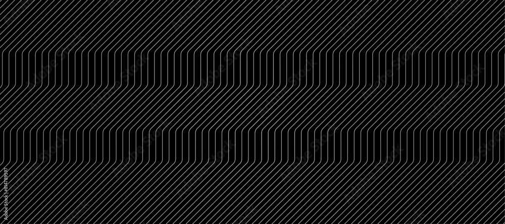 Black abstract background with diagonal white line pattern. Black abstract background with diagonal white line pattern.