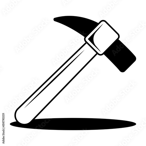 Convex striking surface steel hammer vector icon design, Labor Day Symbol, 1st of May Sign,  International Workers Day stock illustration, Cobbler Hammer concept