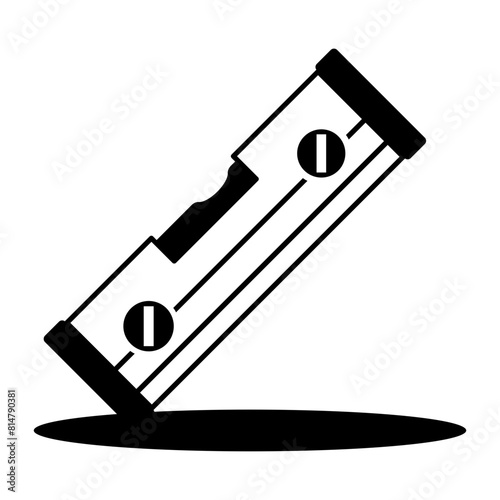 Stonemasons surface floor levels vector icon design, Labor Day Symbol, 1st of May Sign,  International Workers Day stock illustration, aluminum boxed Spirit Masonry Level concept