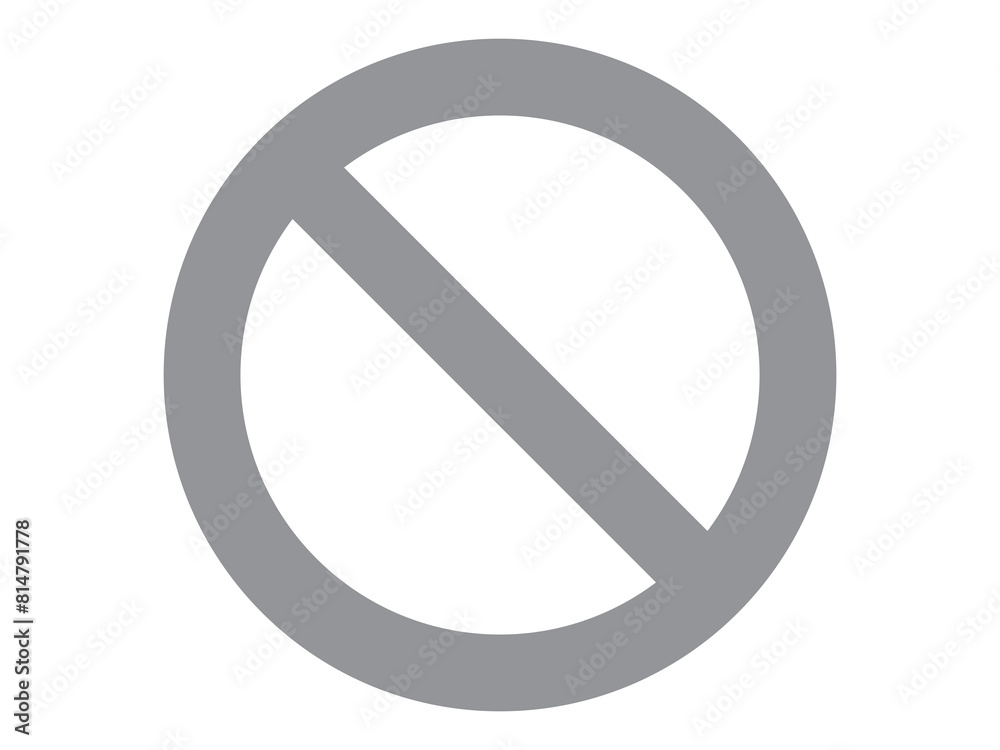 No symbol icon design illustration No symbol icon design illustration